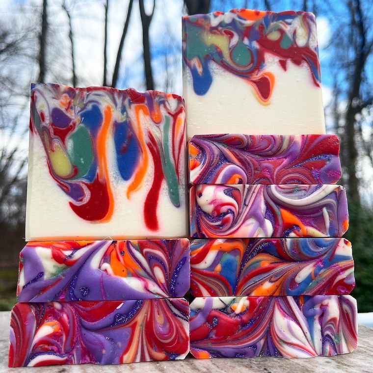 Chasing Rainbows Artisan Bath Soap 4.5oz